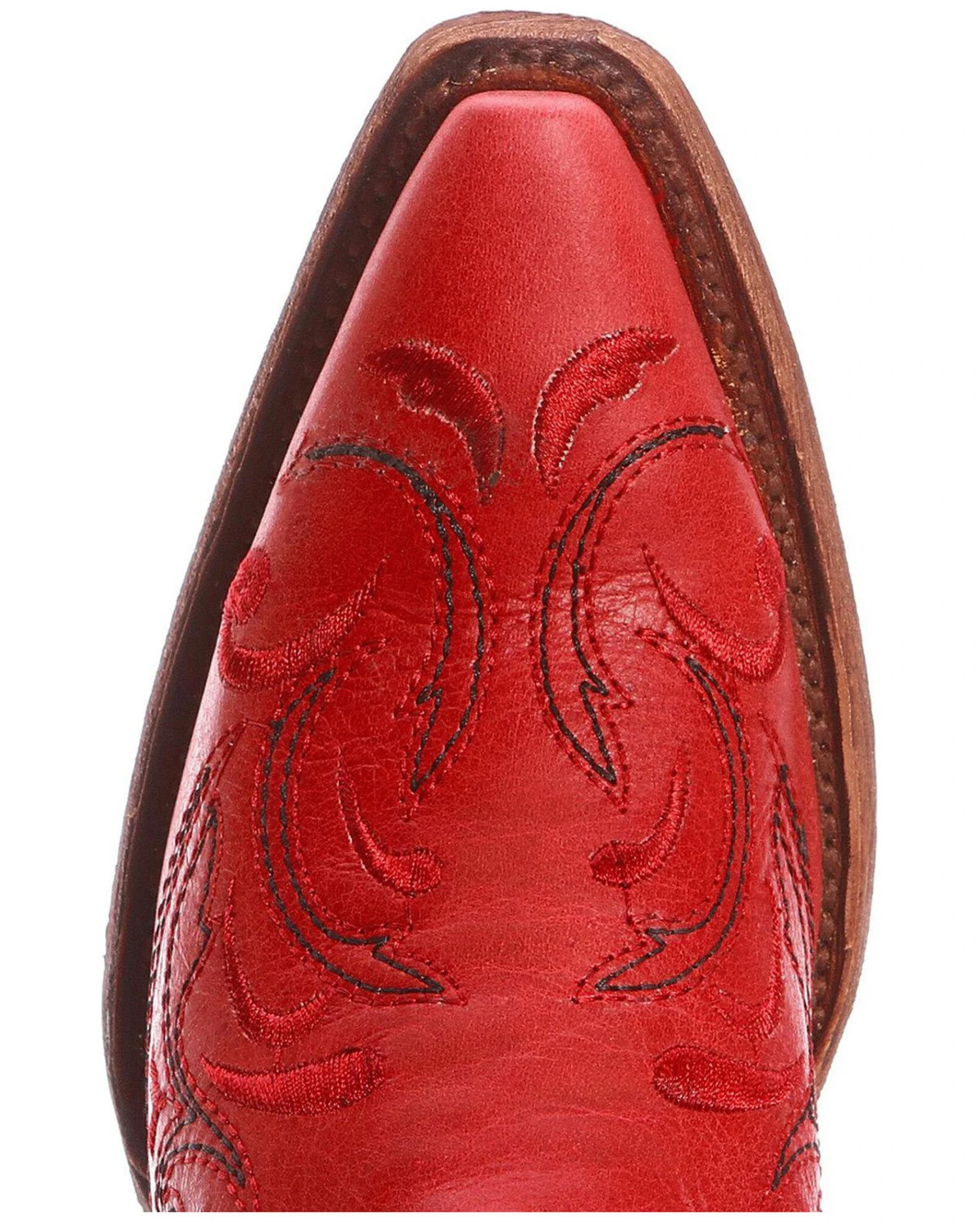 Circle G Women's Leather Western Boots - Snip Toe - Image 3