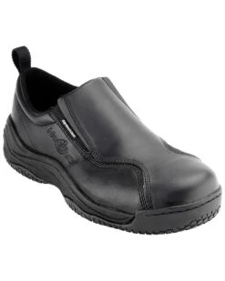 Nautilus Women's Black Ergo Slip-On Work Shoes - Composite Toe