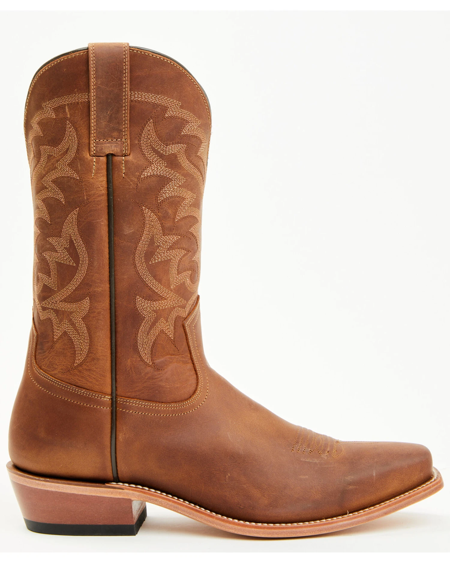 Moonshine Spirit Men's Crazy Horse Vintage Western Boots - Square Toe - Image 7