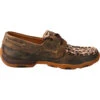 Twisted X Women's Cheetah Print Driving Moccasins - Moc Toe