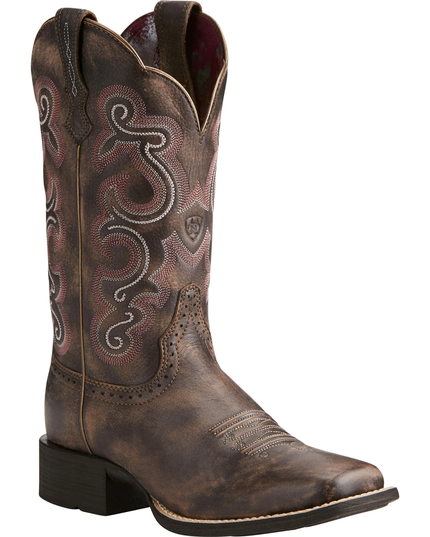 Ariat Women's Quickdraw Western Performance Boots - Broad Square Toe - Image 5