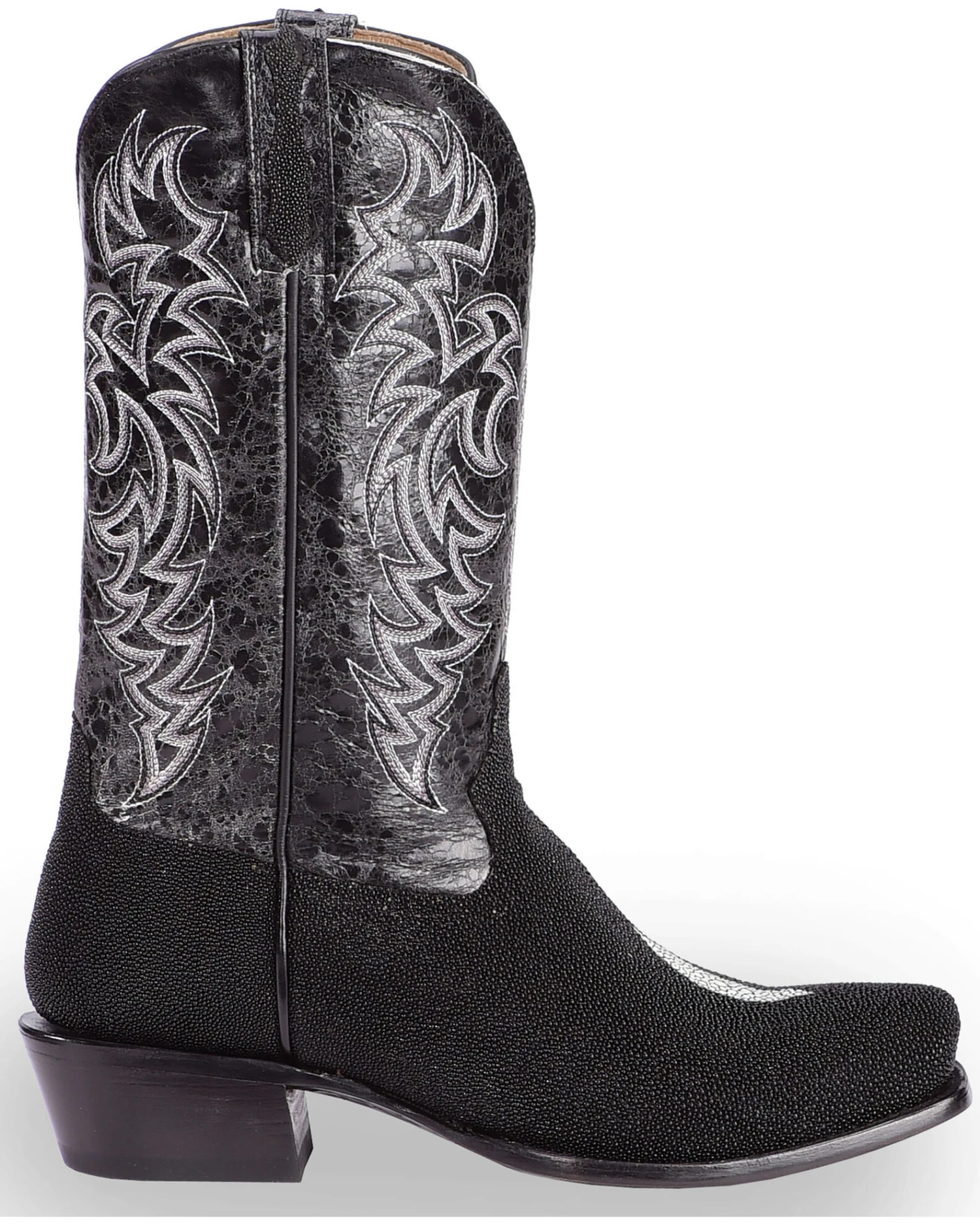 Moonshine Spirit Men's Stingray Exotic Boots - Square Toe - Image 7