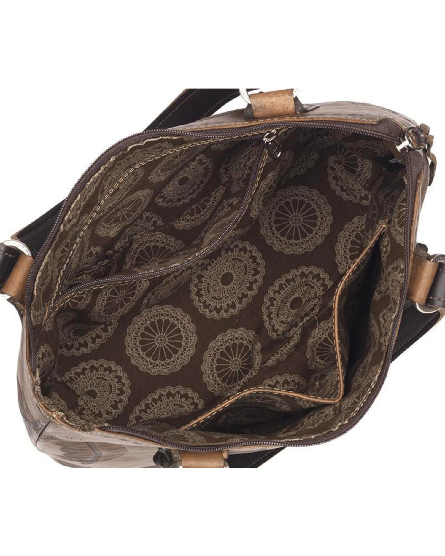 American West Women's Sacred Bird Bucket Tote - Image 4