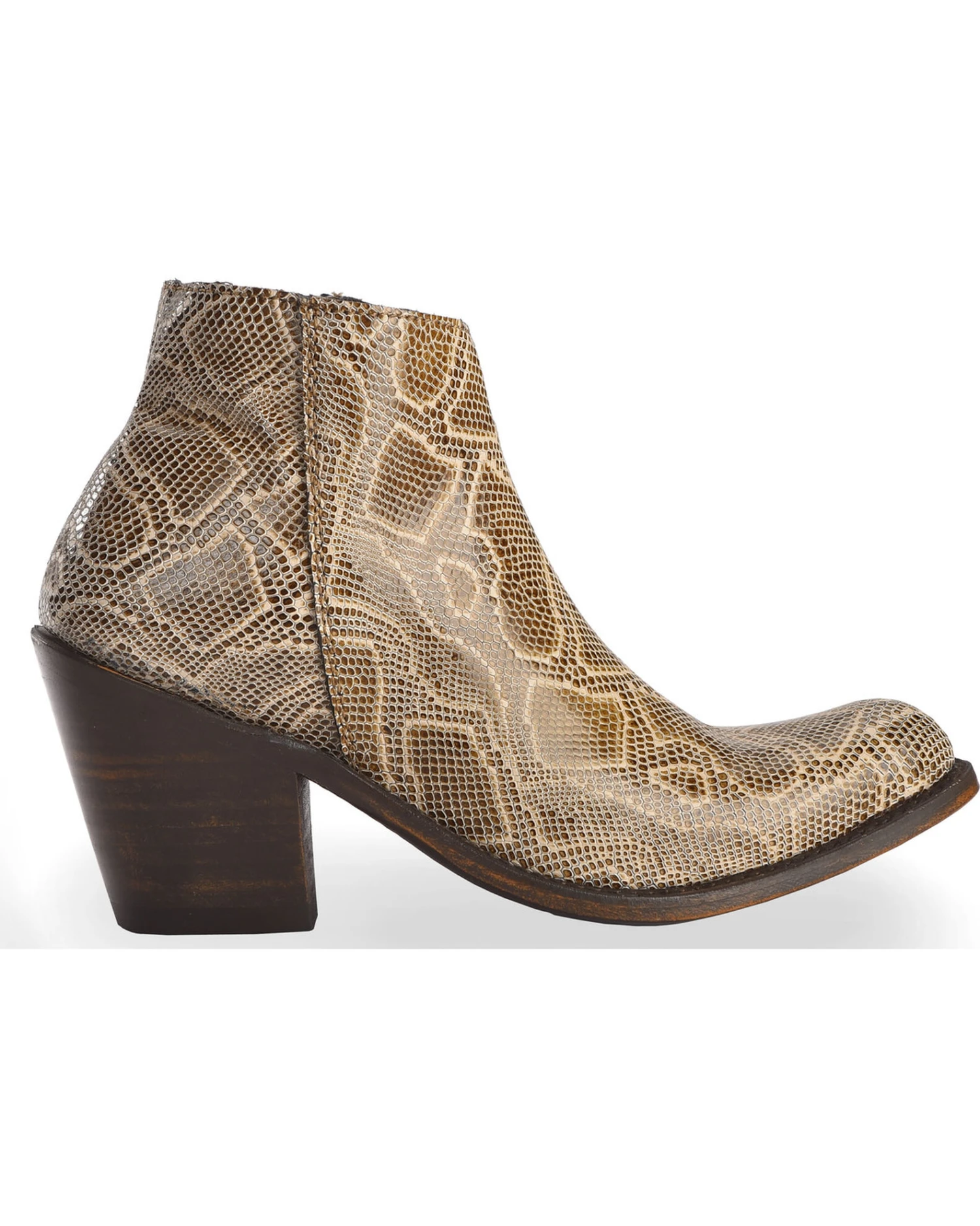 Liberty Black Women's Breton Snake Print Booties - Medium Toe - Image 2