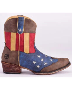 Roper Women's American Flag Boots - Snip Toe
