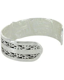 Montana Silversmiths Women's Sweet Memories Mountain Glacier Turquoise Cuff Bracelet