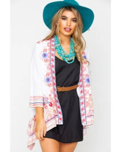 Johnny Was Women's Fredrique Draped Cardigan