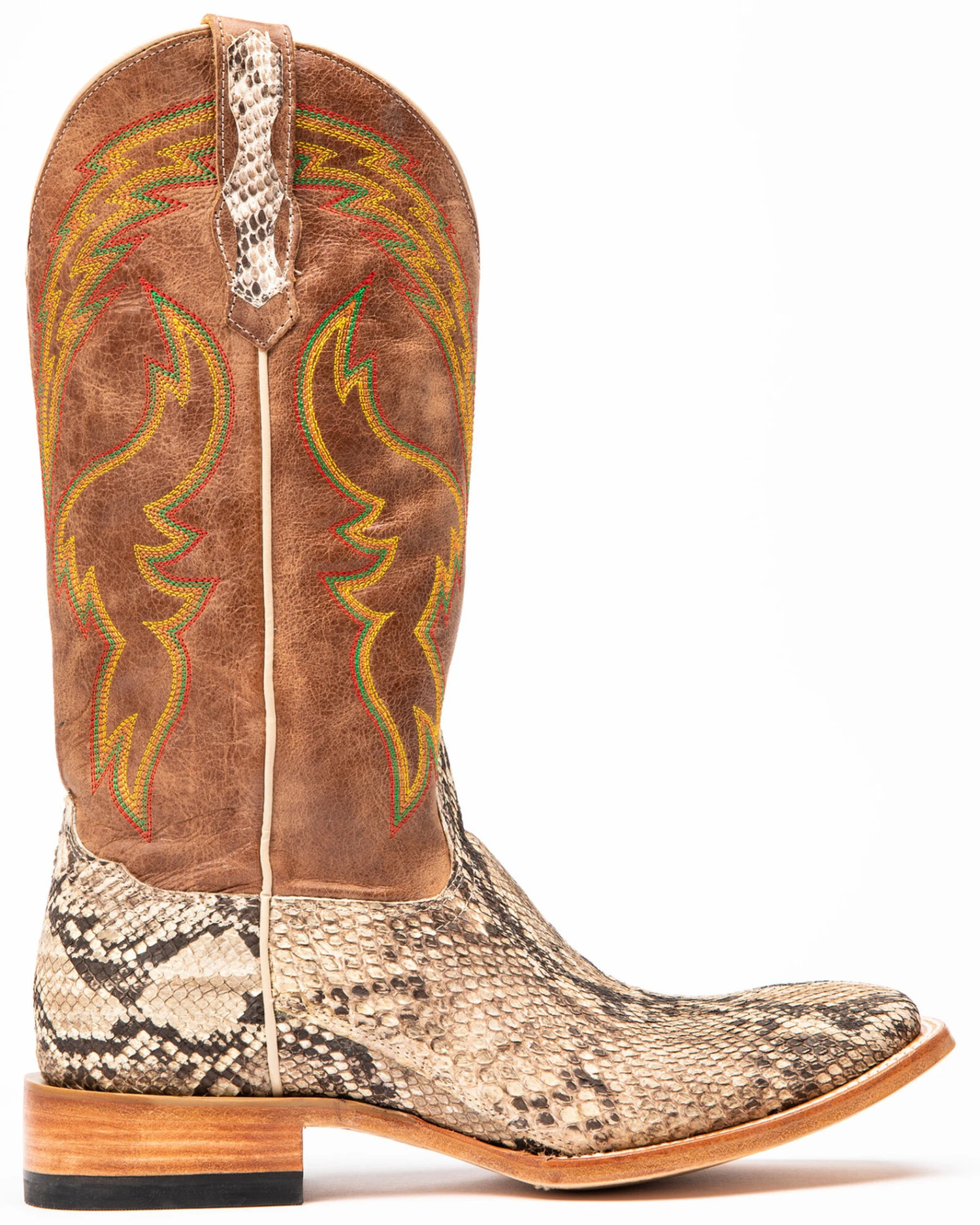 Cody James Men's Python Western Boots - Broad Square Toe - Image 3