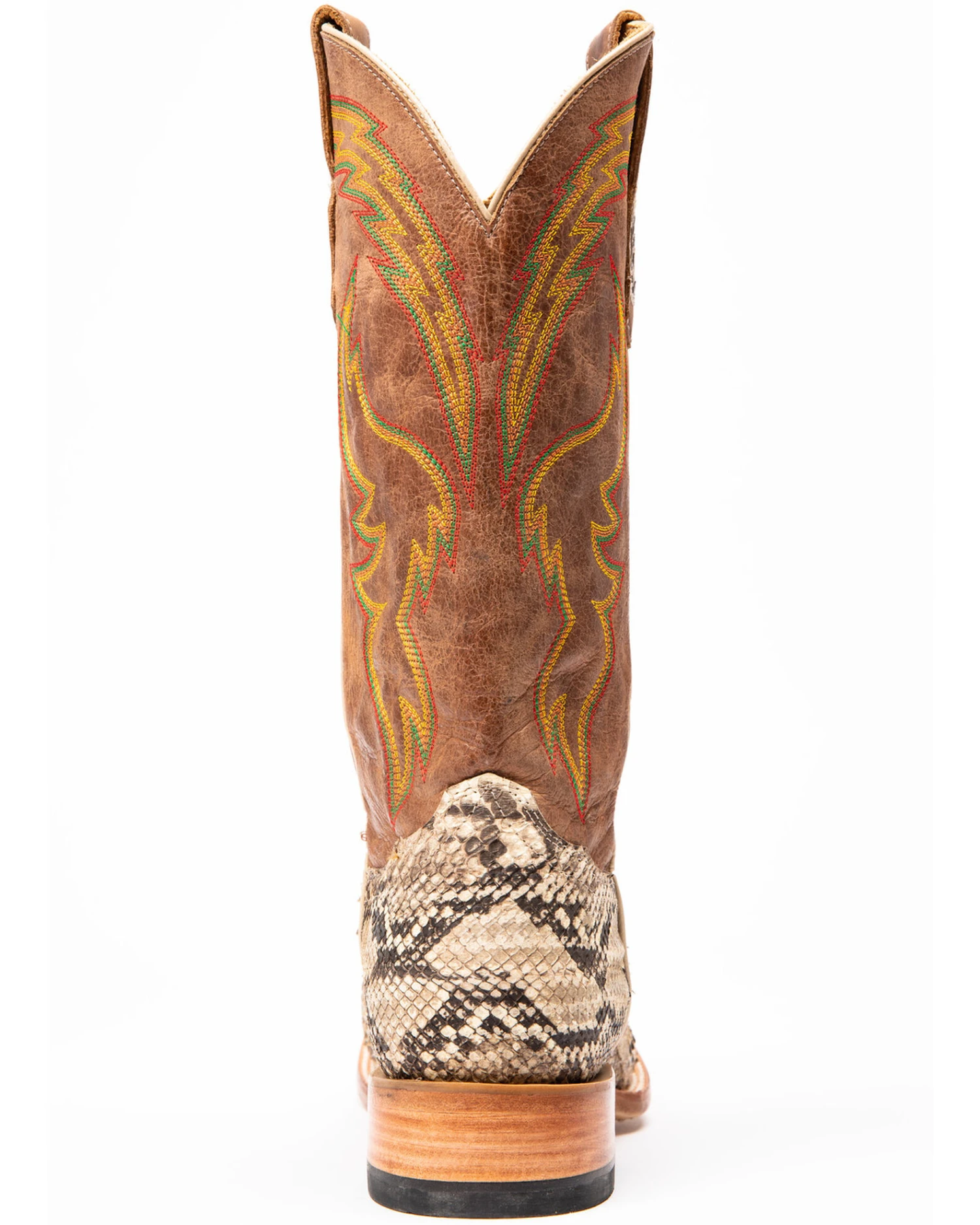 Cody James Men's Python Western Boots - Broad Square Toe - Image 2