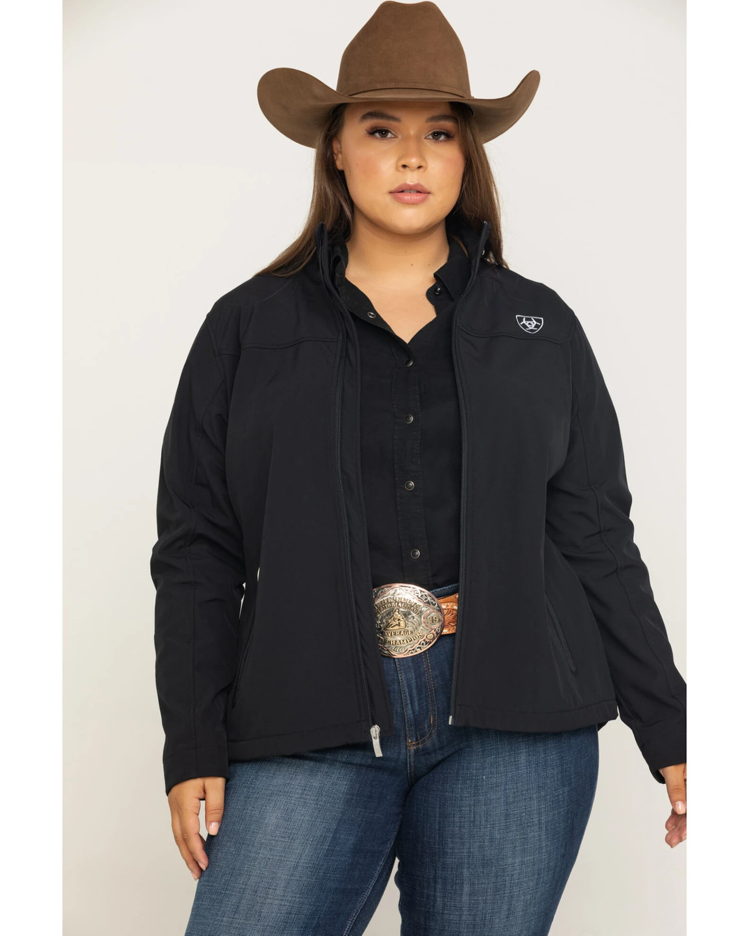Ariat Women's Softshell Team Jacket - Plus - Image 5