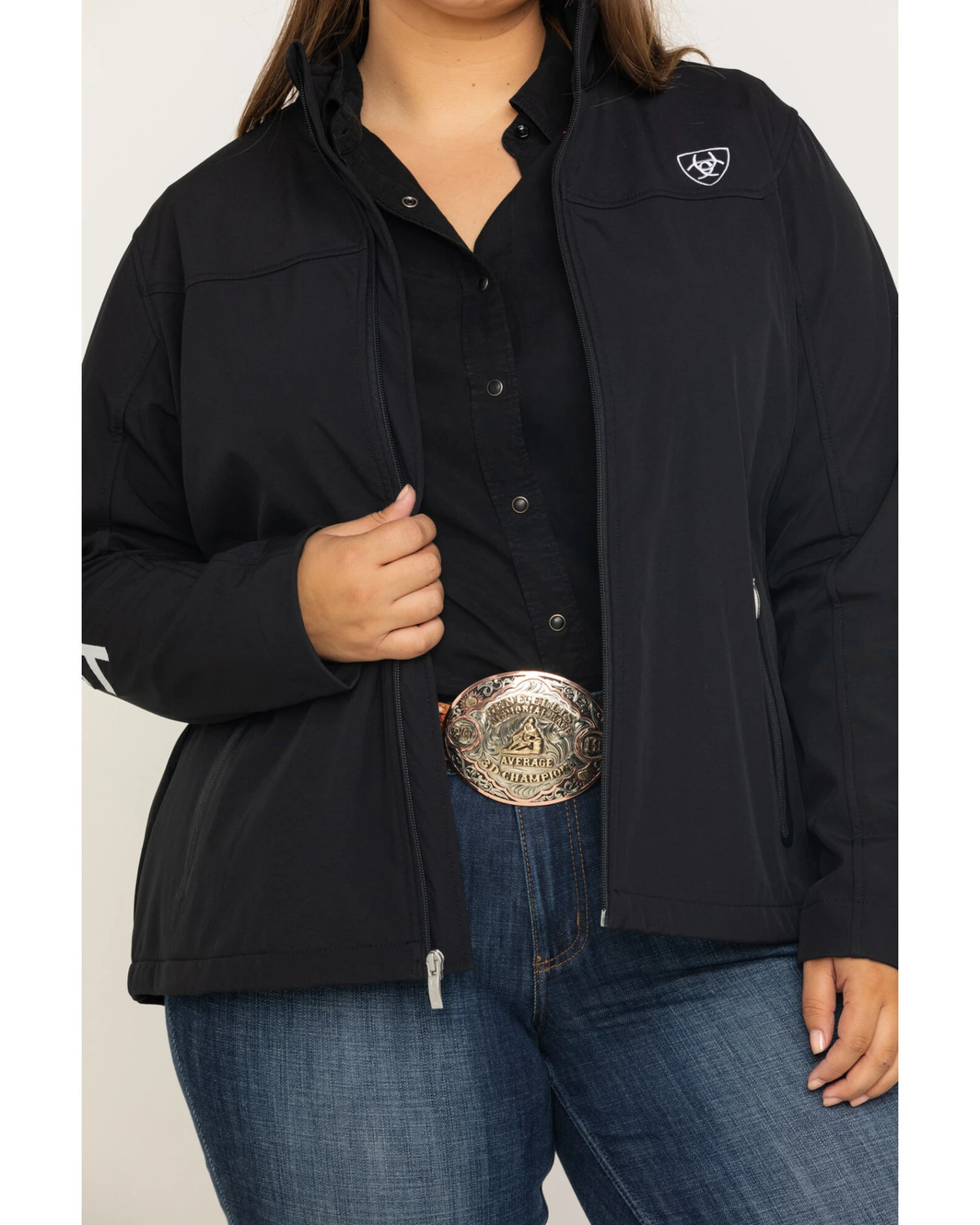 Ariat Women's Softshell Team Jacket - Plus - Image 6