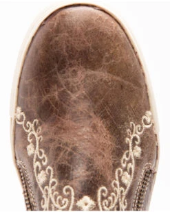 Corral Women's Bone Crater Inlay Embroidered Shoes