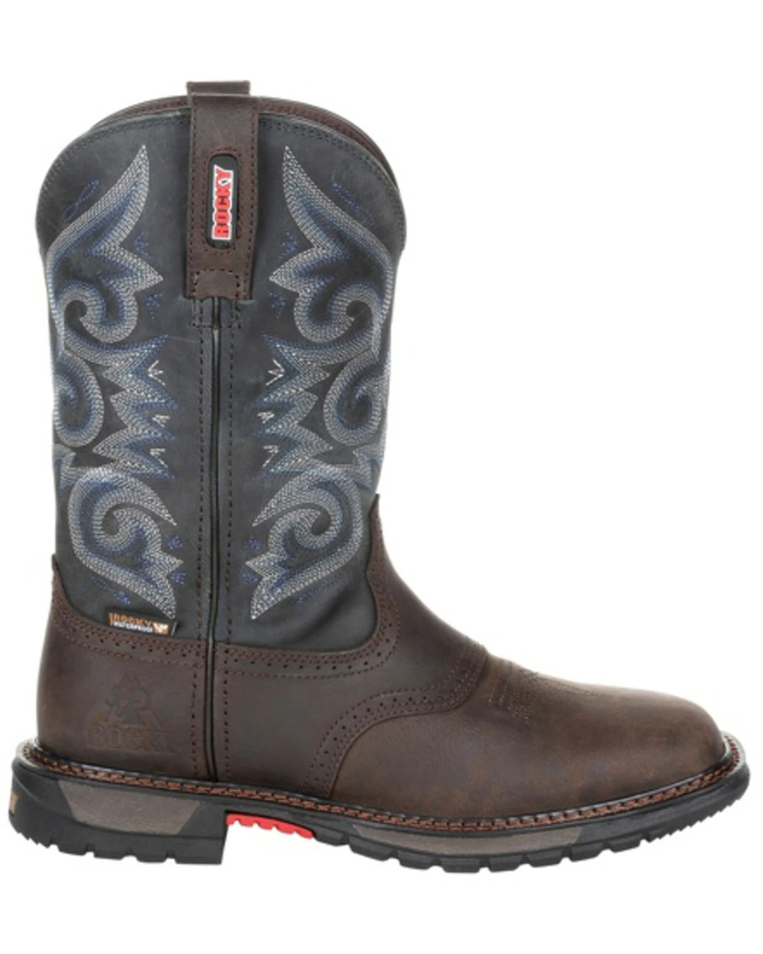 Rocky Women's Original Ride FLX Waterproof Western Work Boots - Soft Toe - Image 3