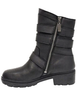 Milwaukee Motorcylce Clothing Women's Cameo Moto Boots - Round Toe