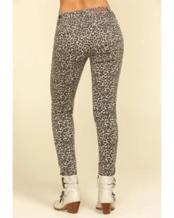 Rock & Roll Denim Women's Leopard Print Skinny Jeans