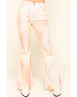 Lee Women's Tie Dye High Rise Flare Jeans