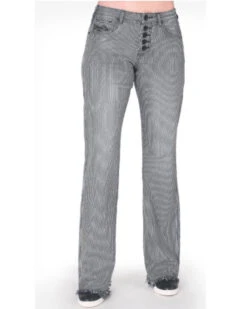 Cowgirl Tuff Women's Straight Up Stripe Trouser