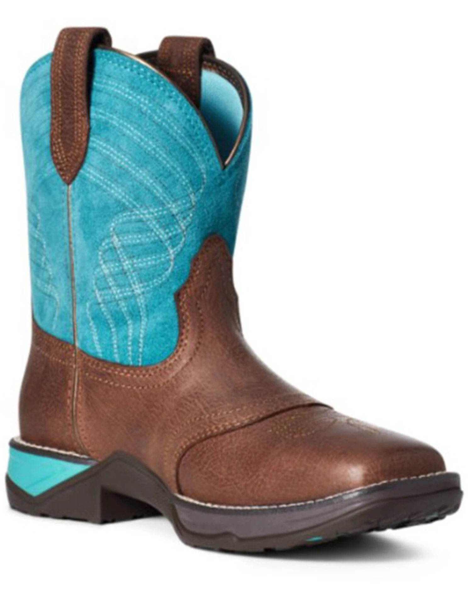 Ariat Women's Anthem Shortie Western Performance Boots - Square Toe - Image 2