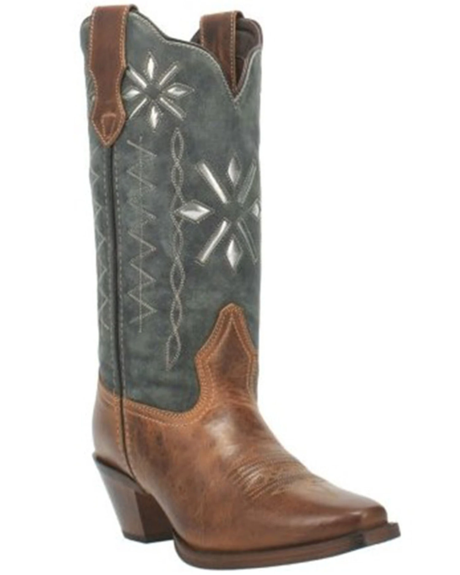 Laredo Women's Passion Flower Western Boots - Snip Toe - Image 7