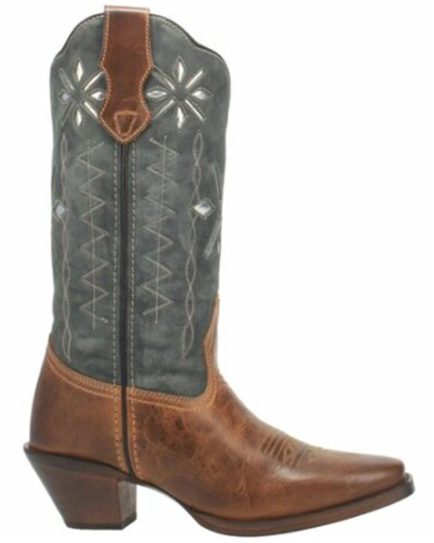 Laredo Women's Passion Flower Western Boots - Snip Toe - Image 6