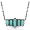Montana Silversmiths Women's Turquoise Quint Bar Necklace
