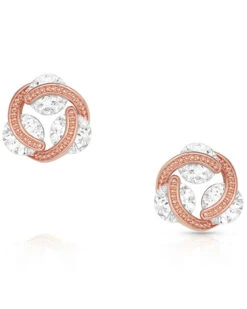 Montana Silversmiths Women's Holding On To A Rose Earrings