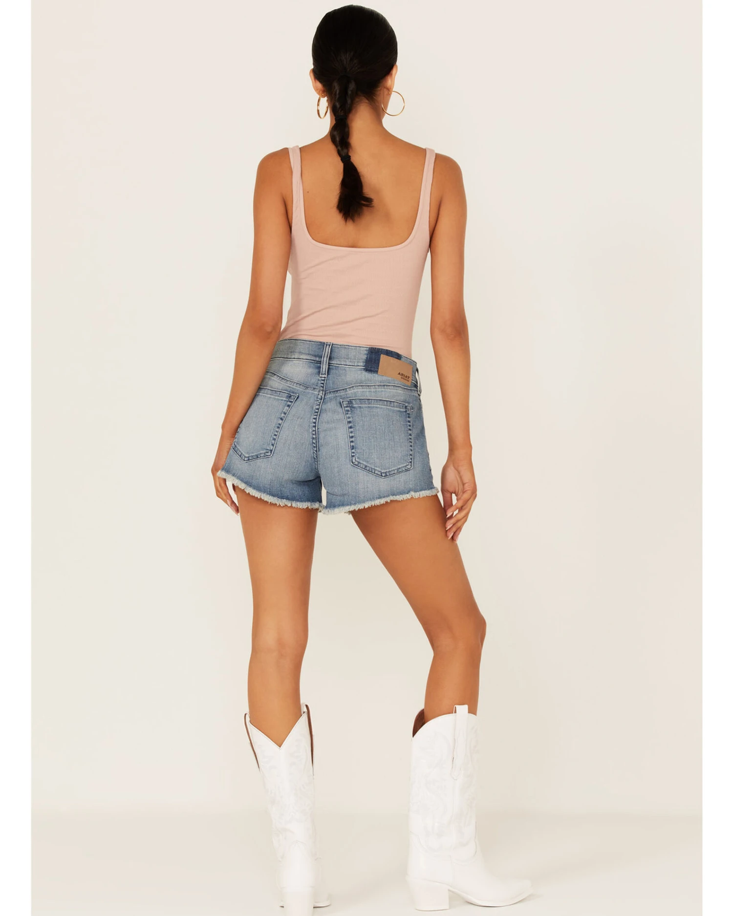 Ariat Women's Serenity Embroidered Front 3" Shorts - Image 2