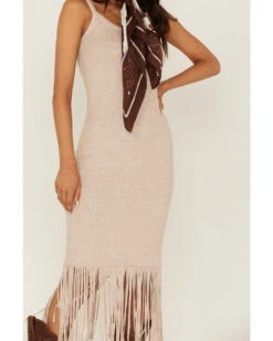 Idyllwind Women's Jewel Street Knit Fringe Dress