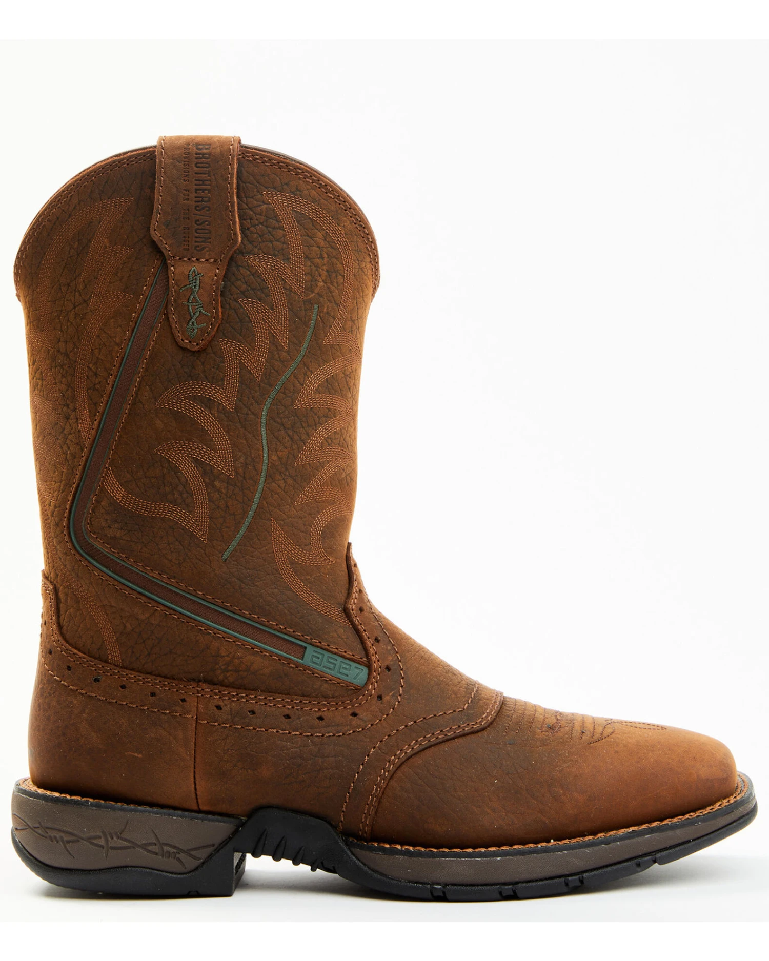 Brothers & Sons Men's Lite Performance Western Boots - Broad Square Toe - Image 2
