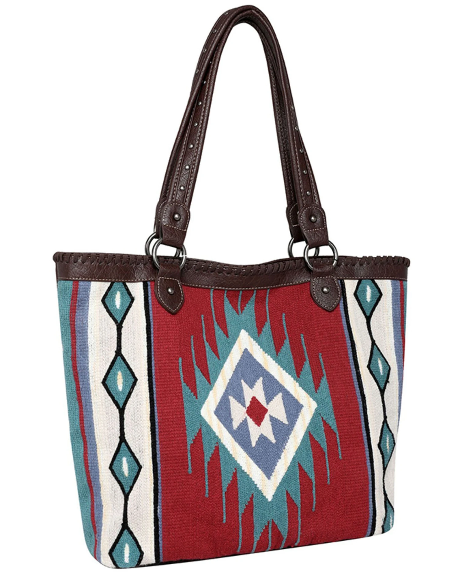 Montana West Women's Southwestern Canvas Tote Bag