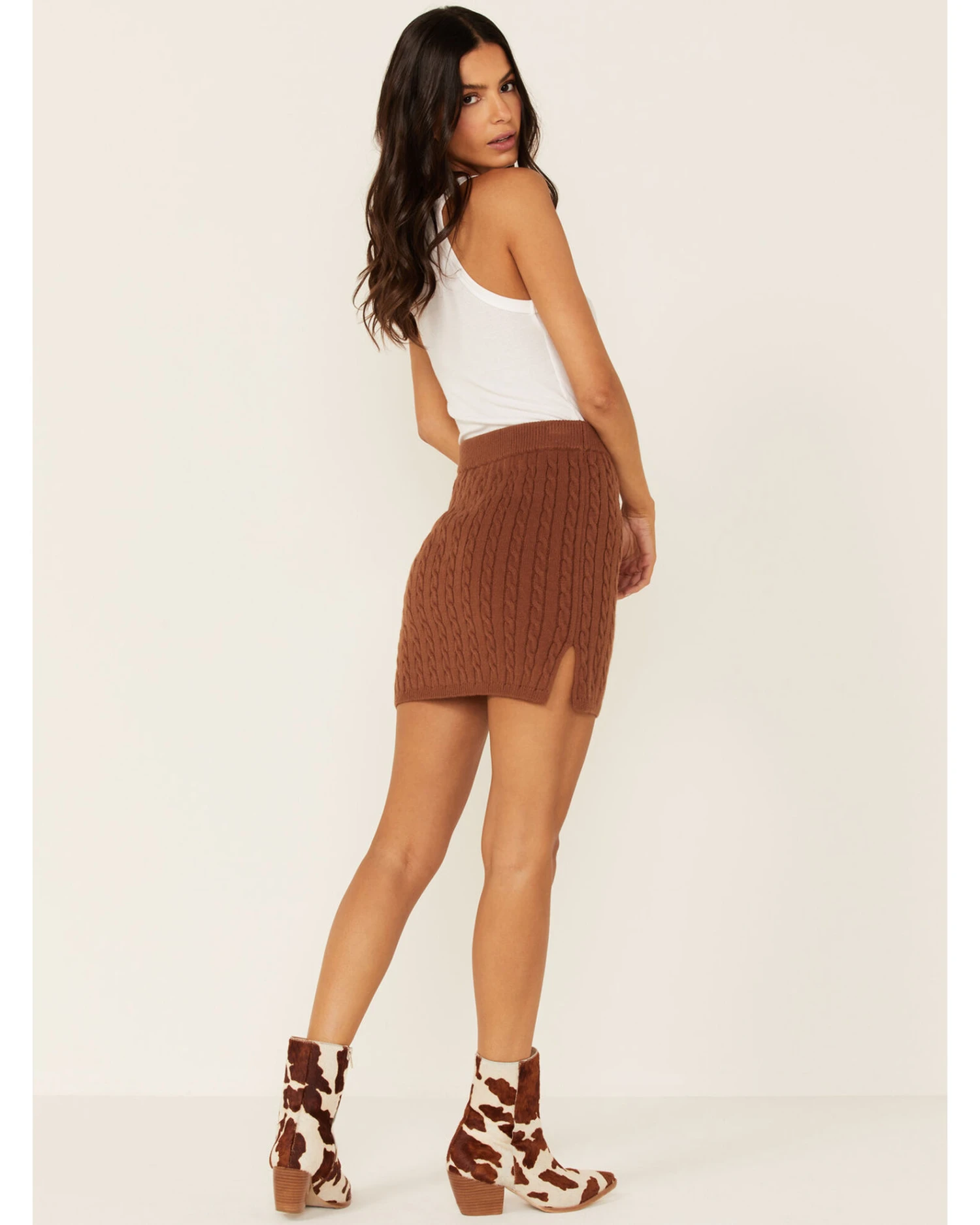 Callahan Women's Cable Knit Genny Mini Skirt - Image 2
