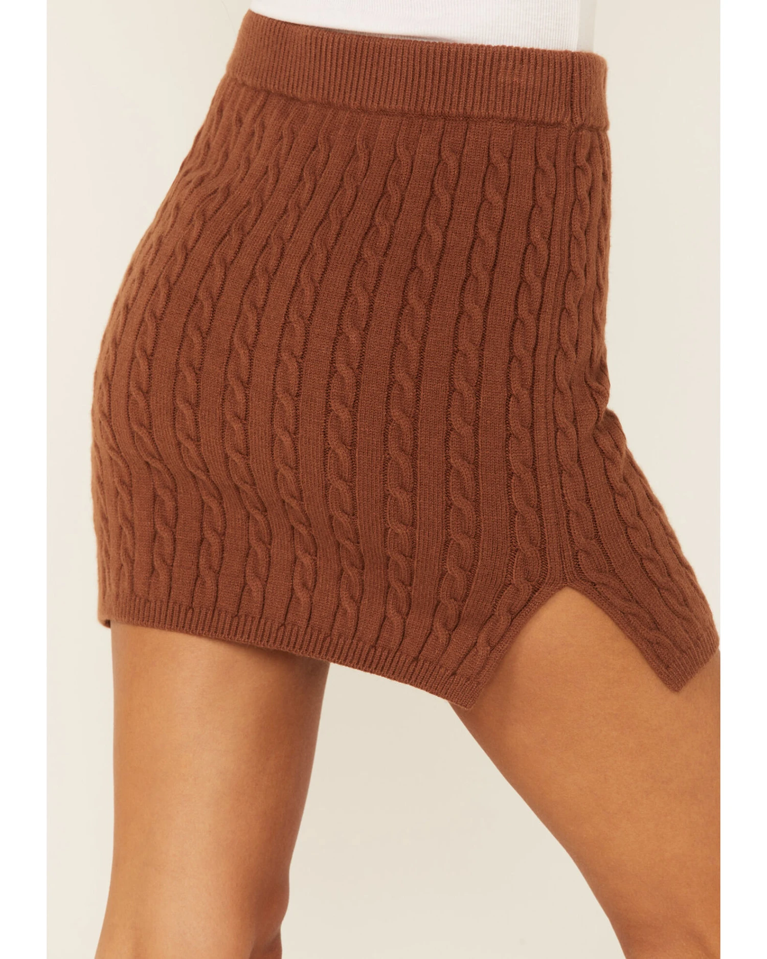 Callahan Women's Cable Knit Genny Mini Skirt - Image 4