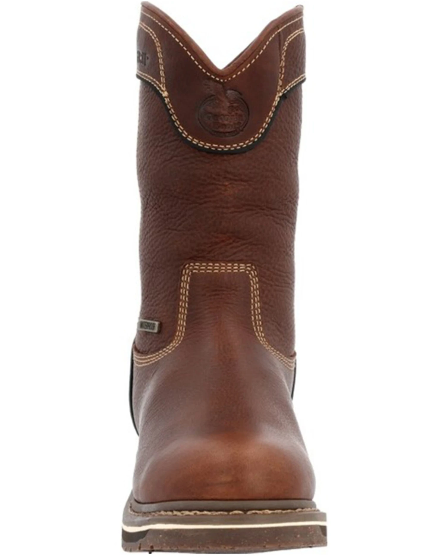 Georgia Boot Women's Amp Lt Edge Waterproof Pull On Work Boots - Round Toe