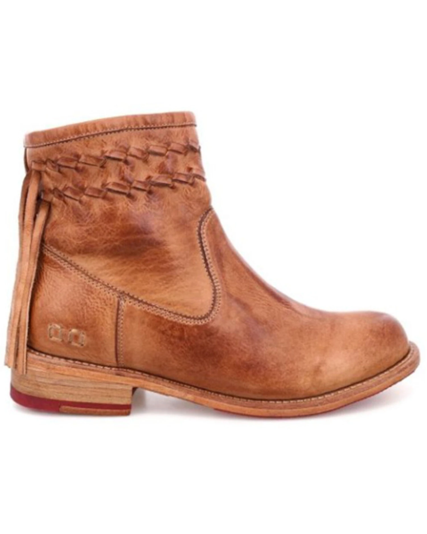 Bed Stu Women's Craven Dip Dye Leather Ankle Boots - Round Toe - Image 4