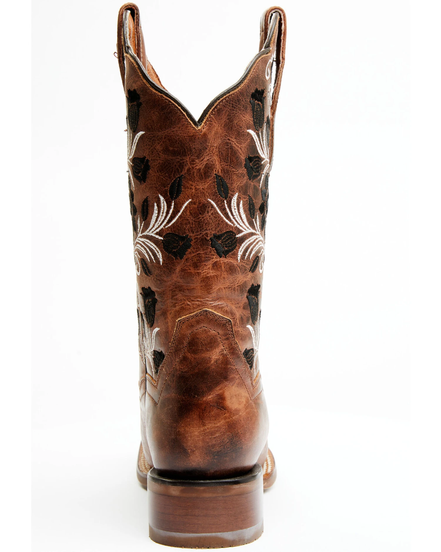 Dan Post Women's Athena Floral Embroidered Western Performance Boots - Broad Square Toe - Image 3