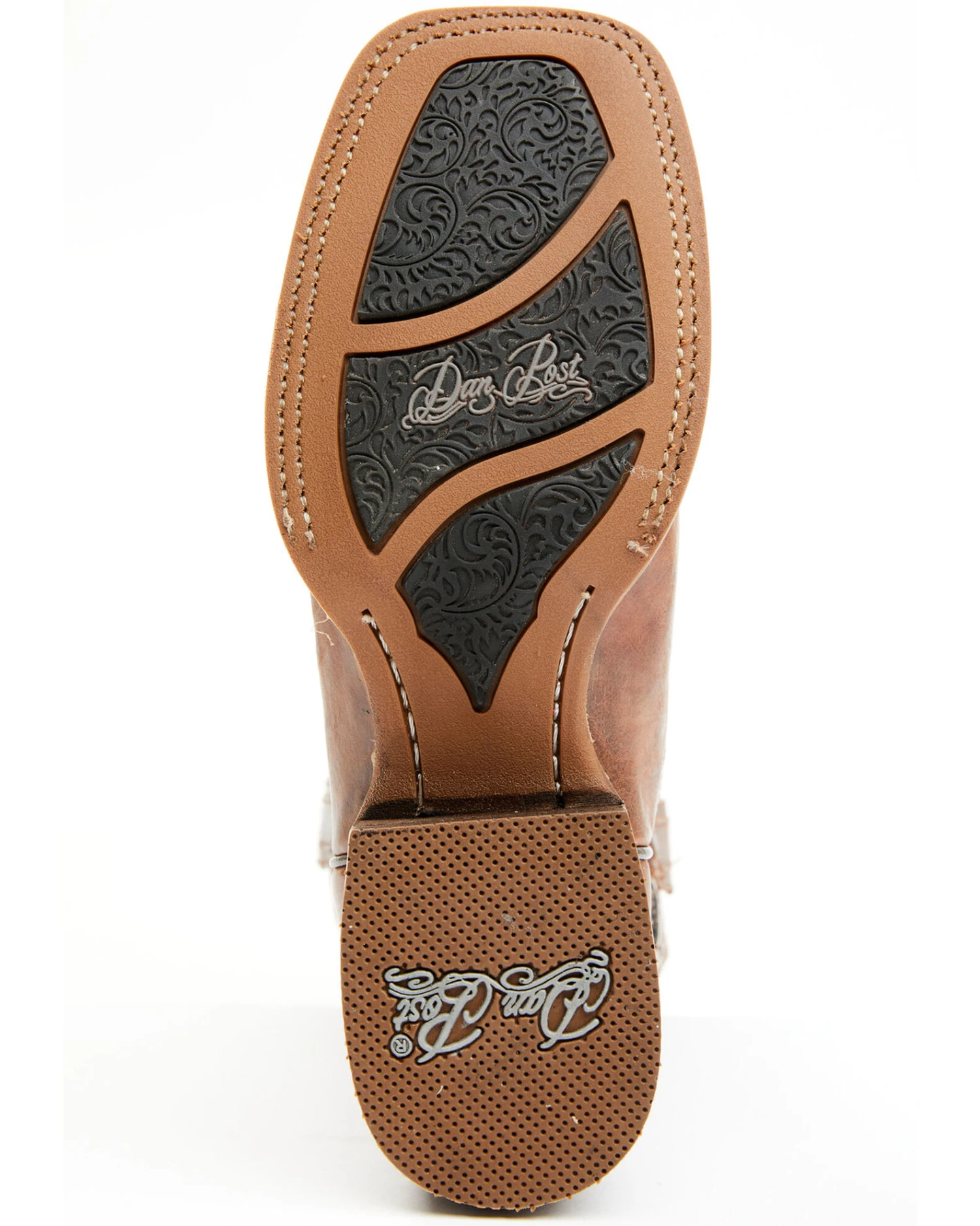 Dan Post Women's Athena Floral Embroidered Western Performance Boots - Broad Square Toe - Image 2