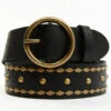 Cleo + Wolf Women's Studded Leather Belt
