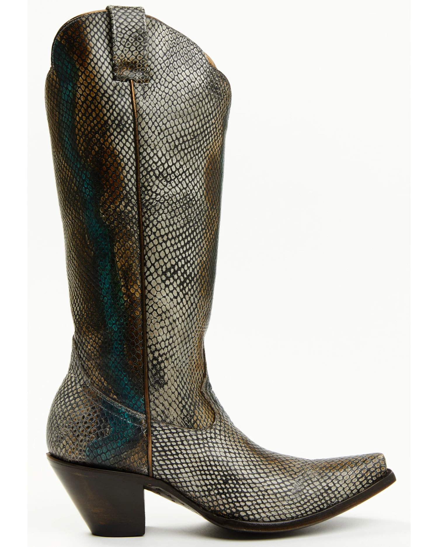 Idyllwind Women's Strut Snake Print Leather Western Boots - Snip Toe - Image 5