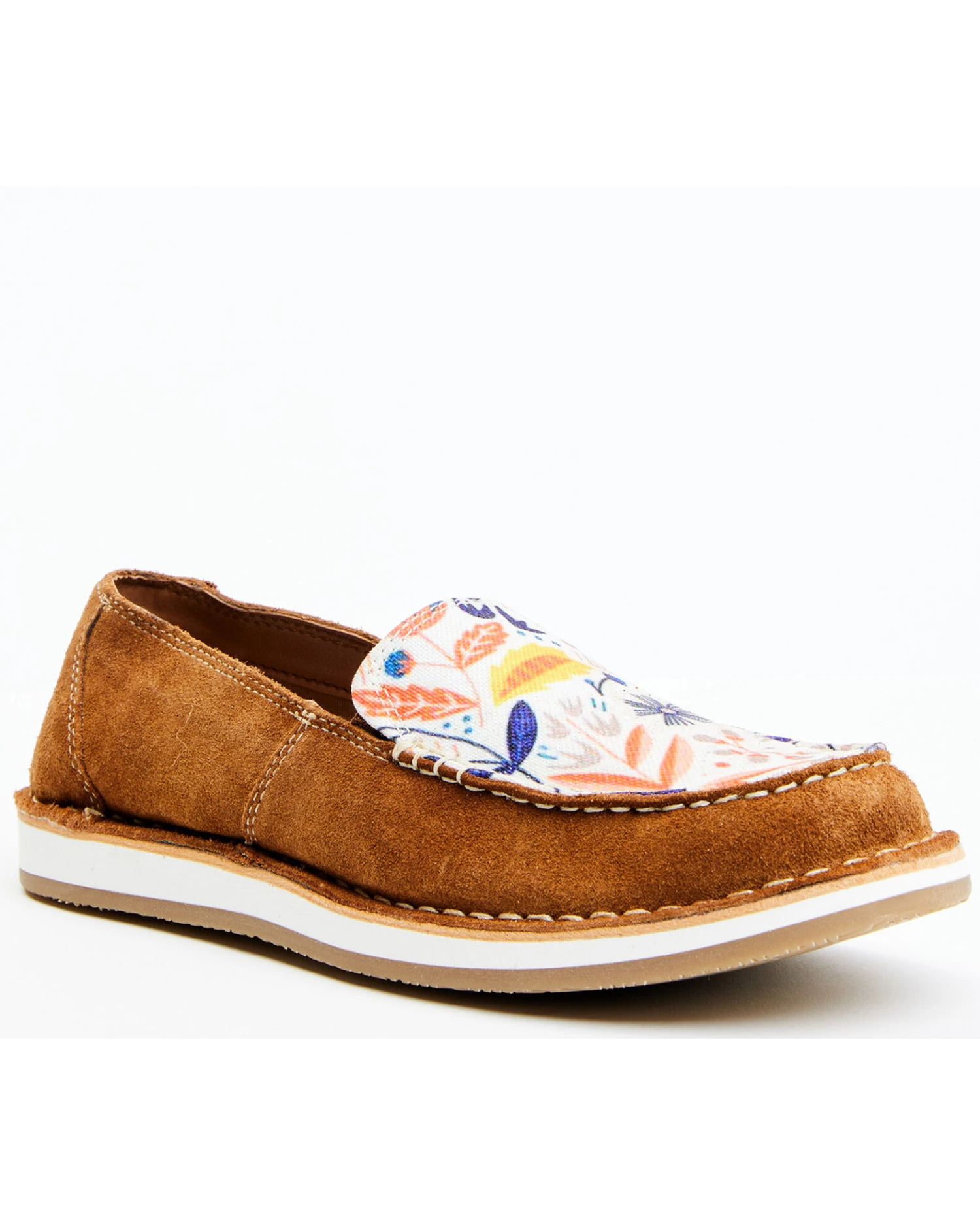 Myra Bag Women's Hazel Print Slip-On Casual Sneaker - Moc Toe - Image 5