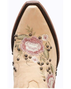 Junk Gypsy By Lane Women's Flora Floral Studded Western Boots - Snip Toe