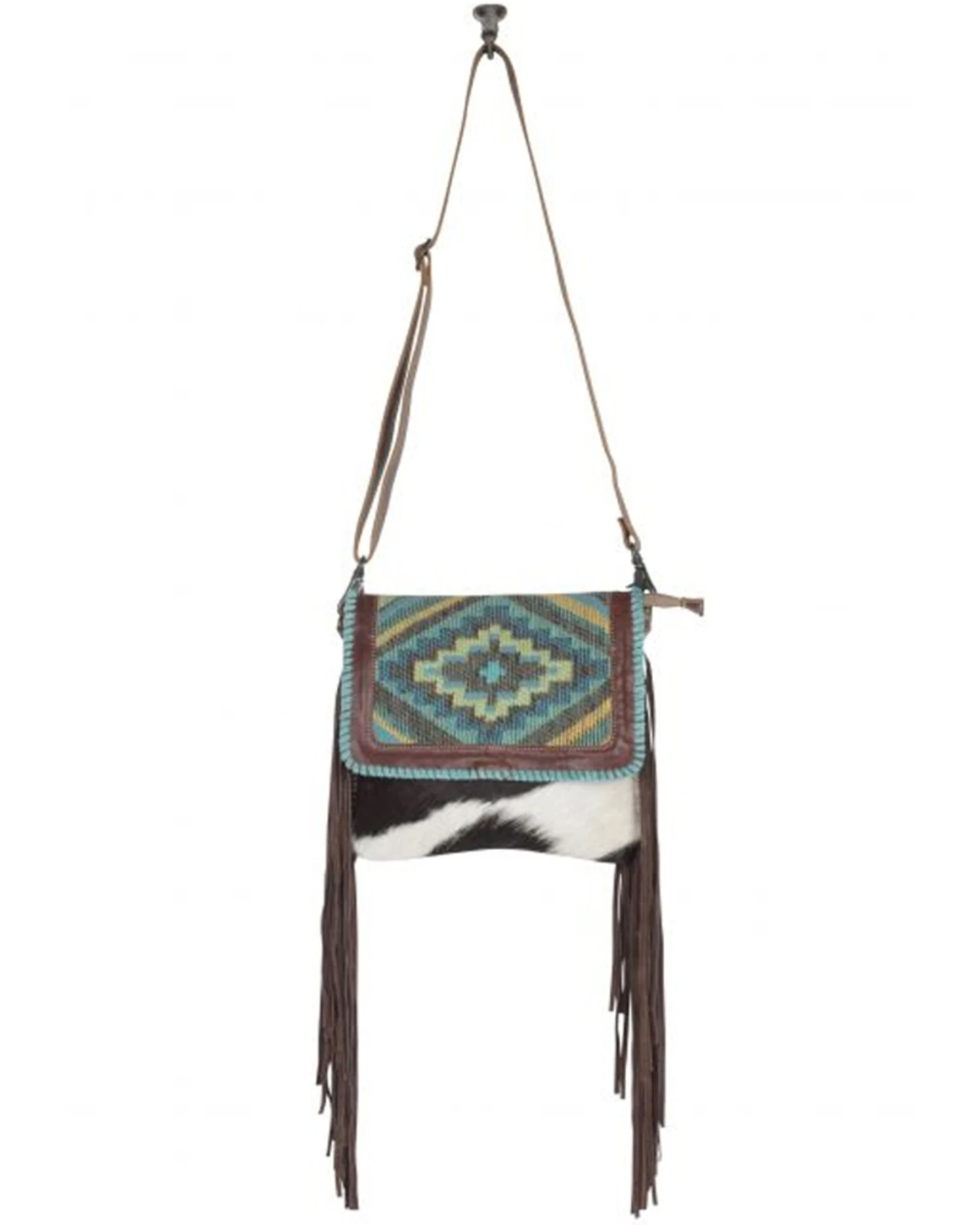 Myra Bag Women's Wild West Boho Hair-On Hide Bag - Image 3