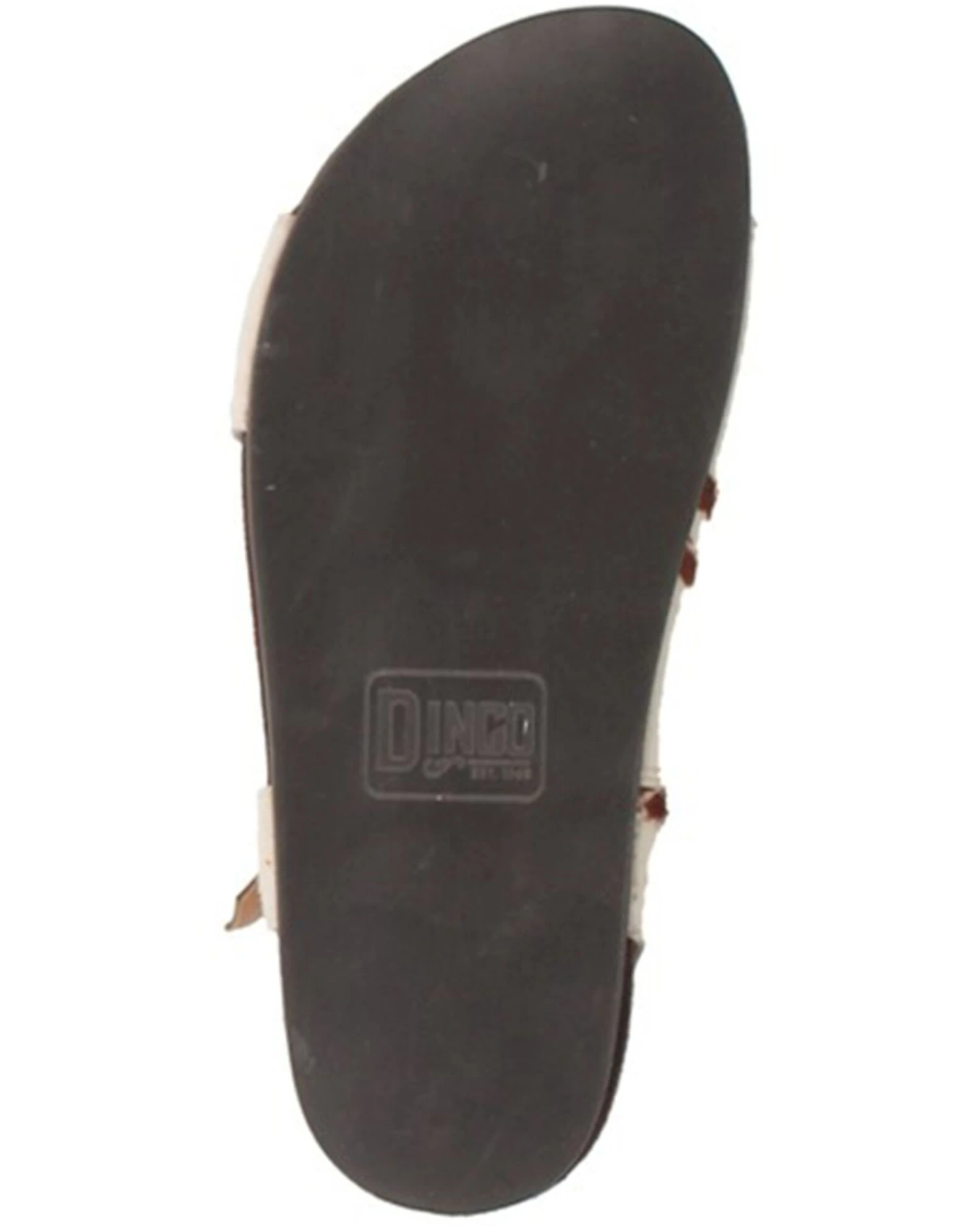 Dingo Women's Savannas Hair On Hide Buckle Side-Zip Leather Sandals - Image 4