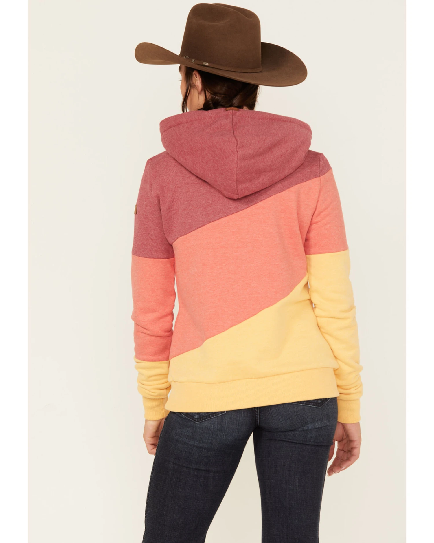 Wanakome Women's Selene Color Block Cowl Neck Hoodie - Image 2