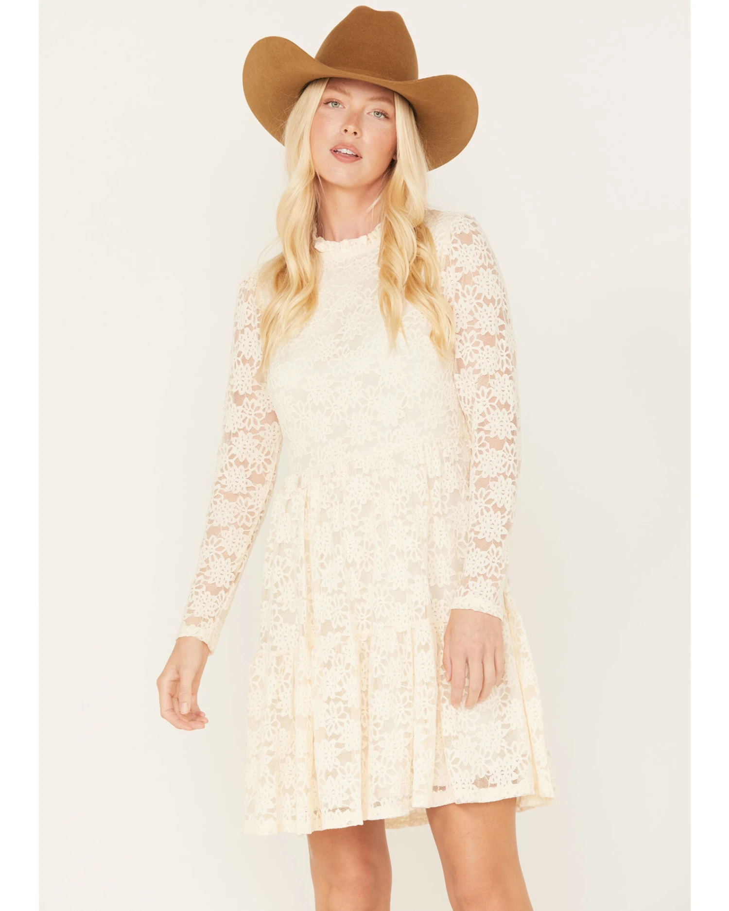 Molly Bracken Women's Long Sleeve Lace Dress - Image 3