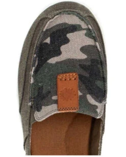 Yellow Box Women's Olevia Camo Print Slip-On Shoe