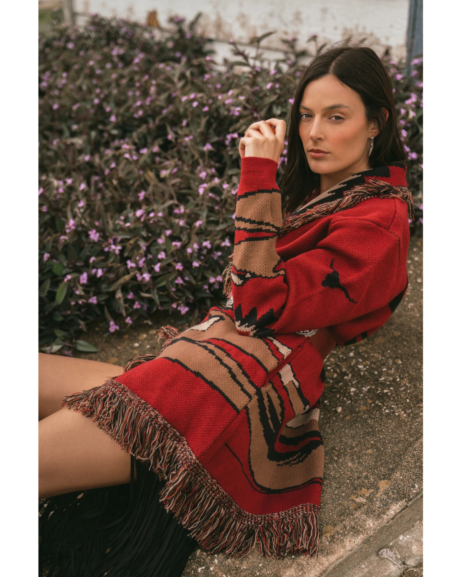 Idyllwind Women's Savannah Southwest Fringe Cardigan - Image 2