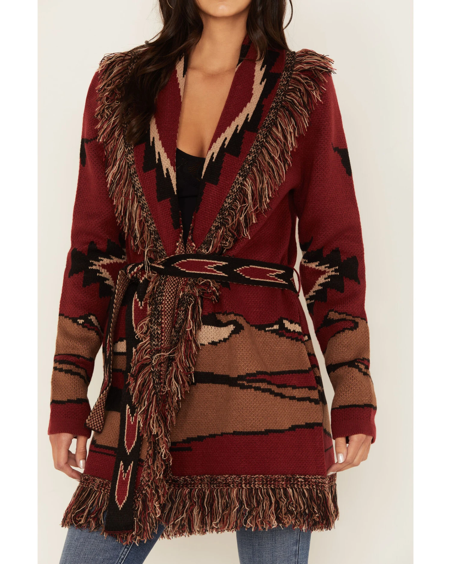 Idyllwind Women's Savannah Southwest Fringe Cardigan - Image 4