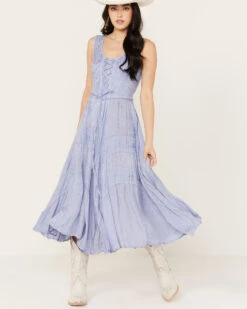 Scully Women's Lace-Up Jacquard Dress