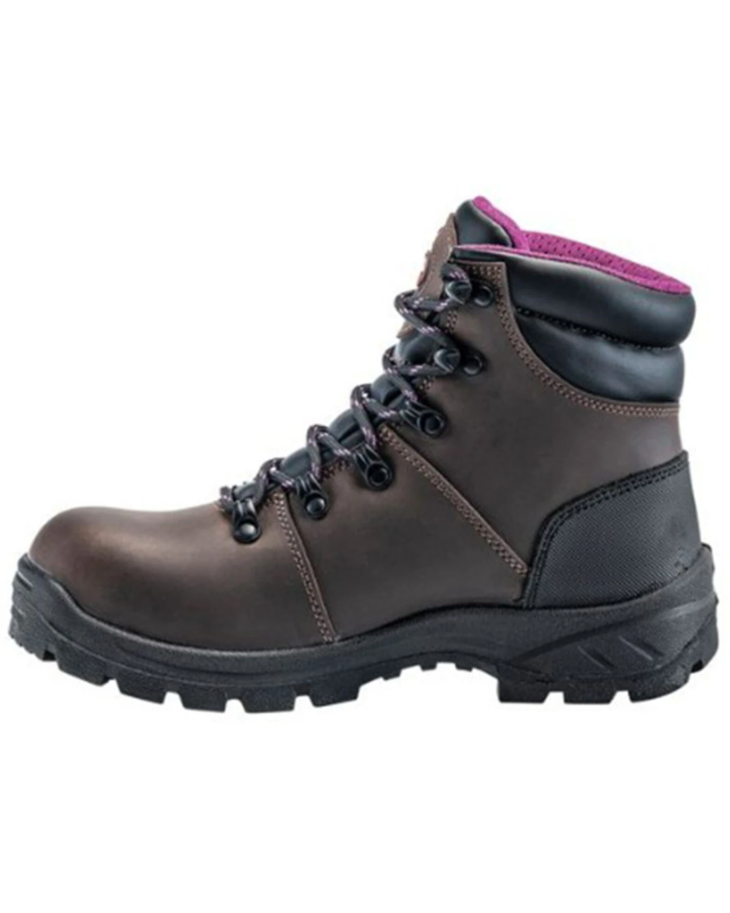Avenger Women's Builder Mid 6" Lace-Up Waterproof Hiking Work Boot - Steel Toe - Image 6
