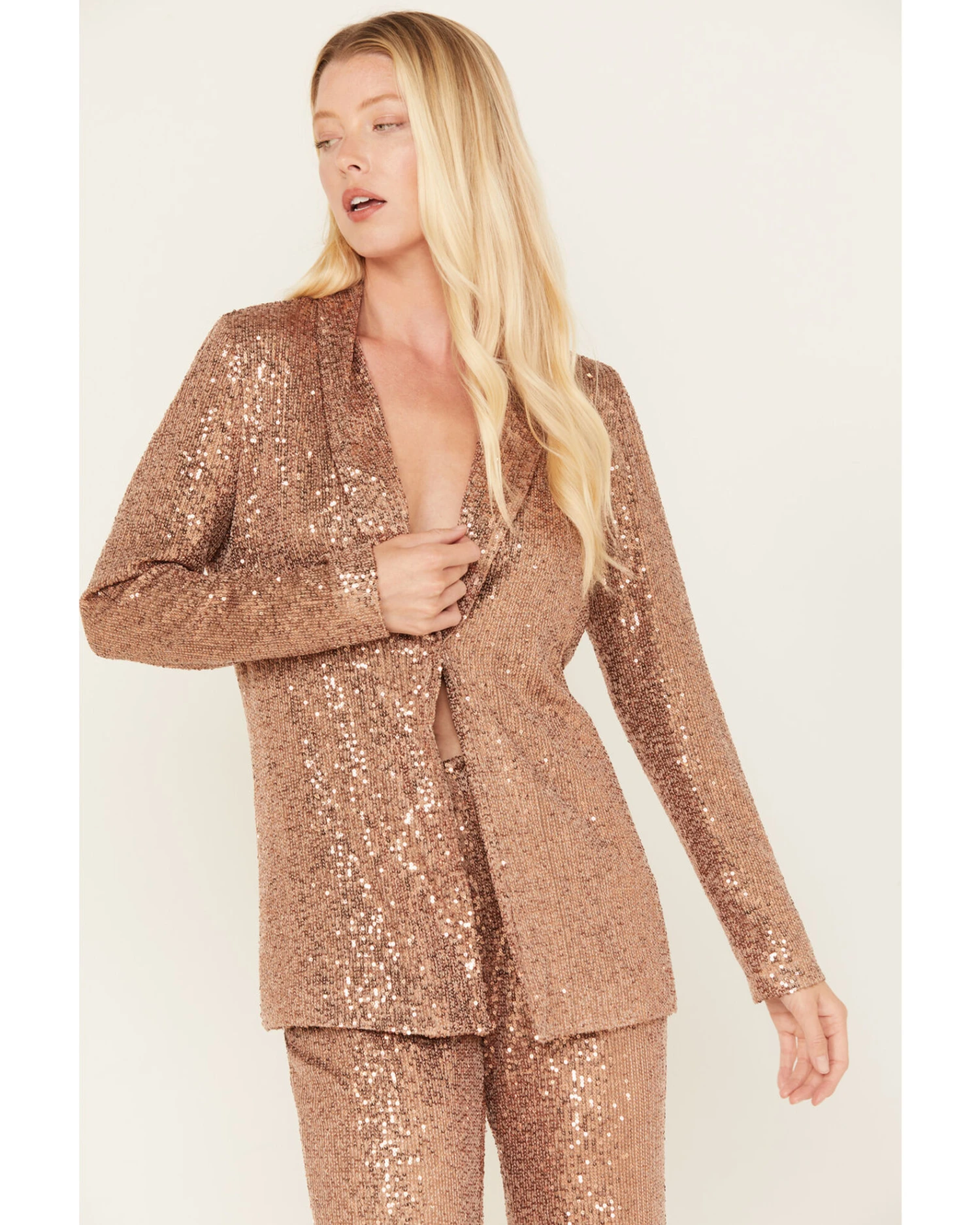 Sadie & Sage Women's Inferno Sequin Blazer - Image 2